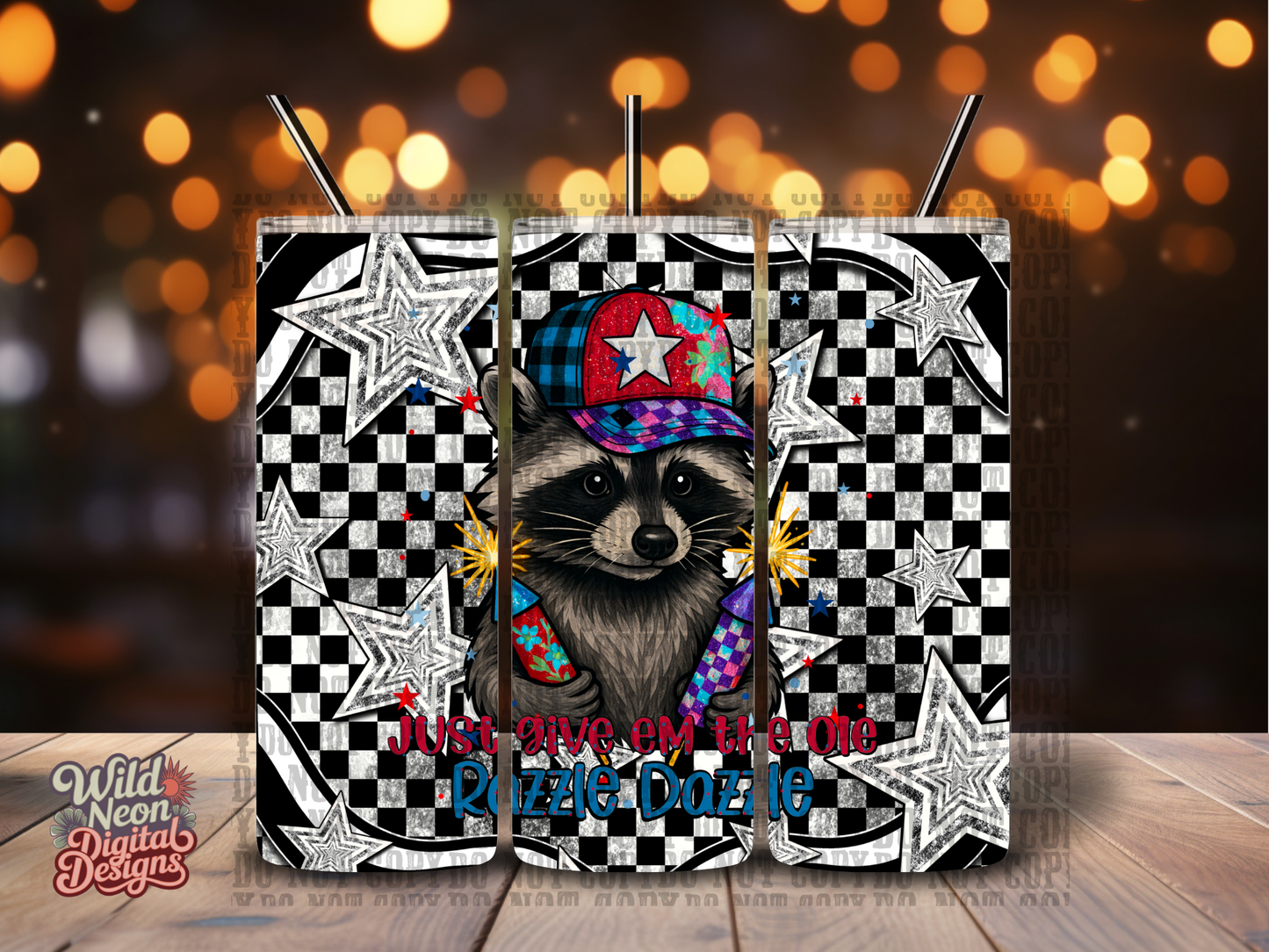 Razzle dazzle 20oz tumbler wraps