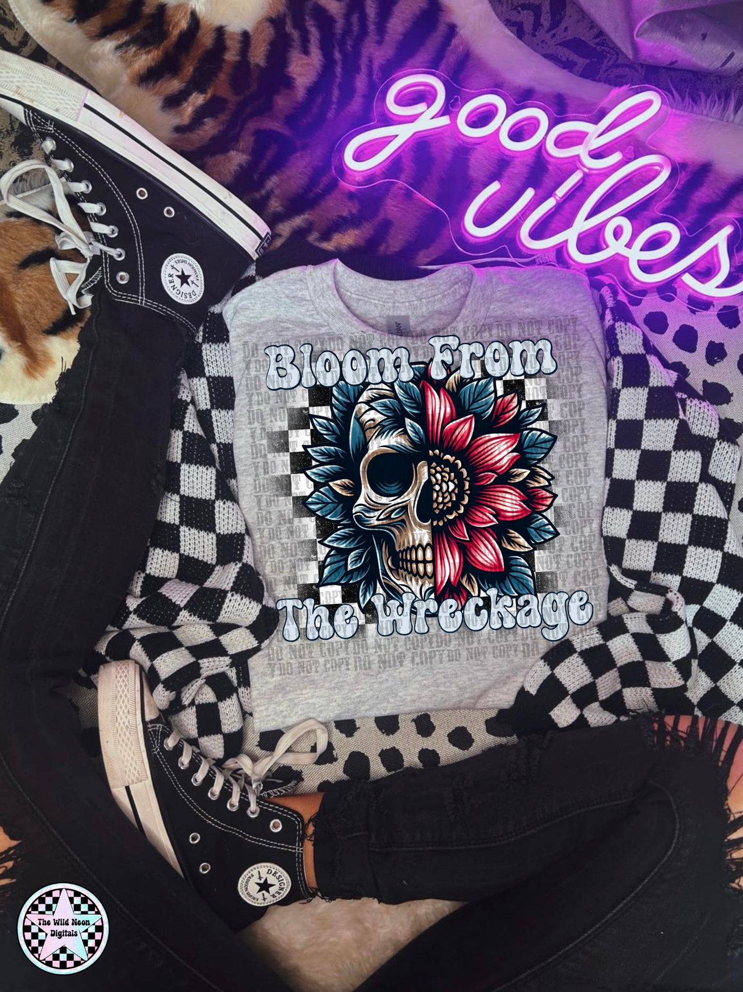 Bloom from the wreckage