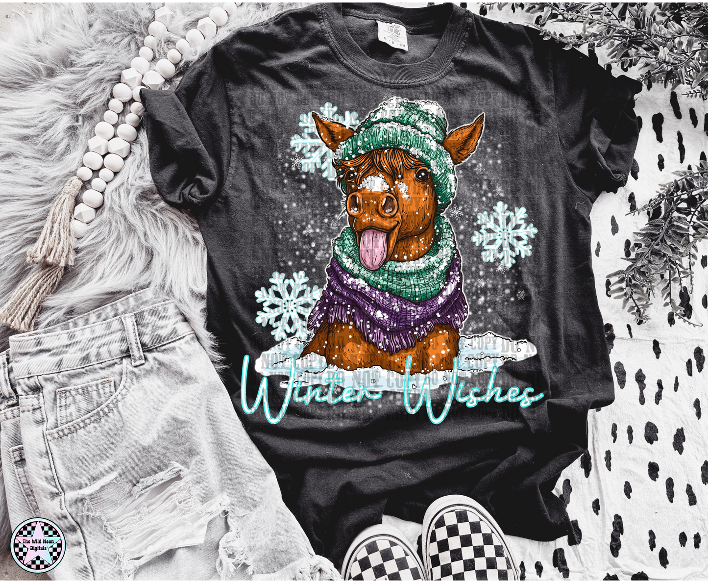 Winter wishes horse