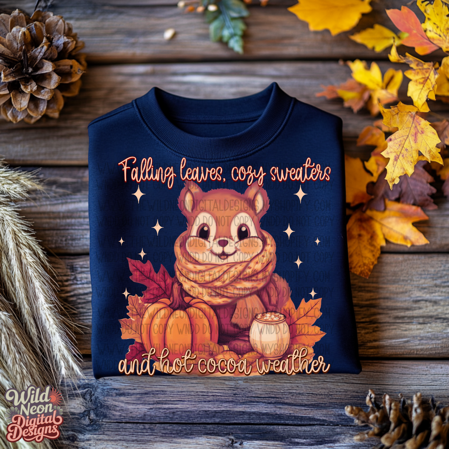 Falling leaves