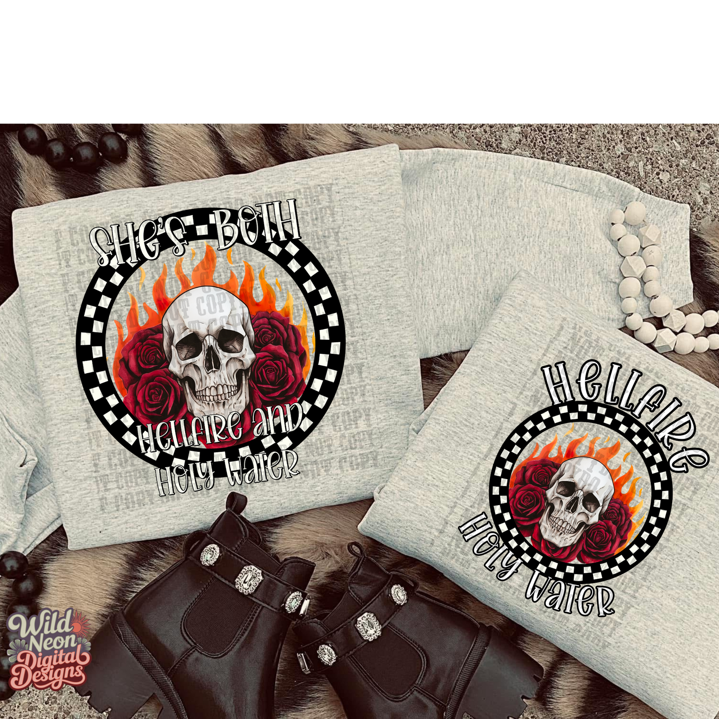 Hellfire and holy water w/pocket