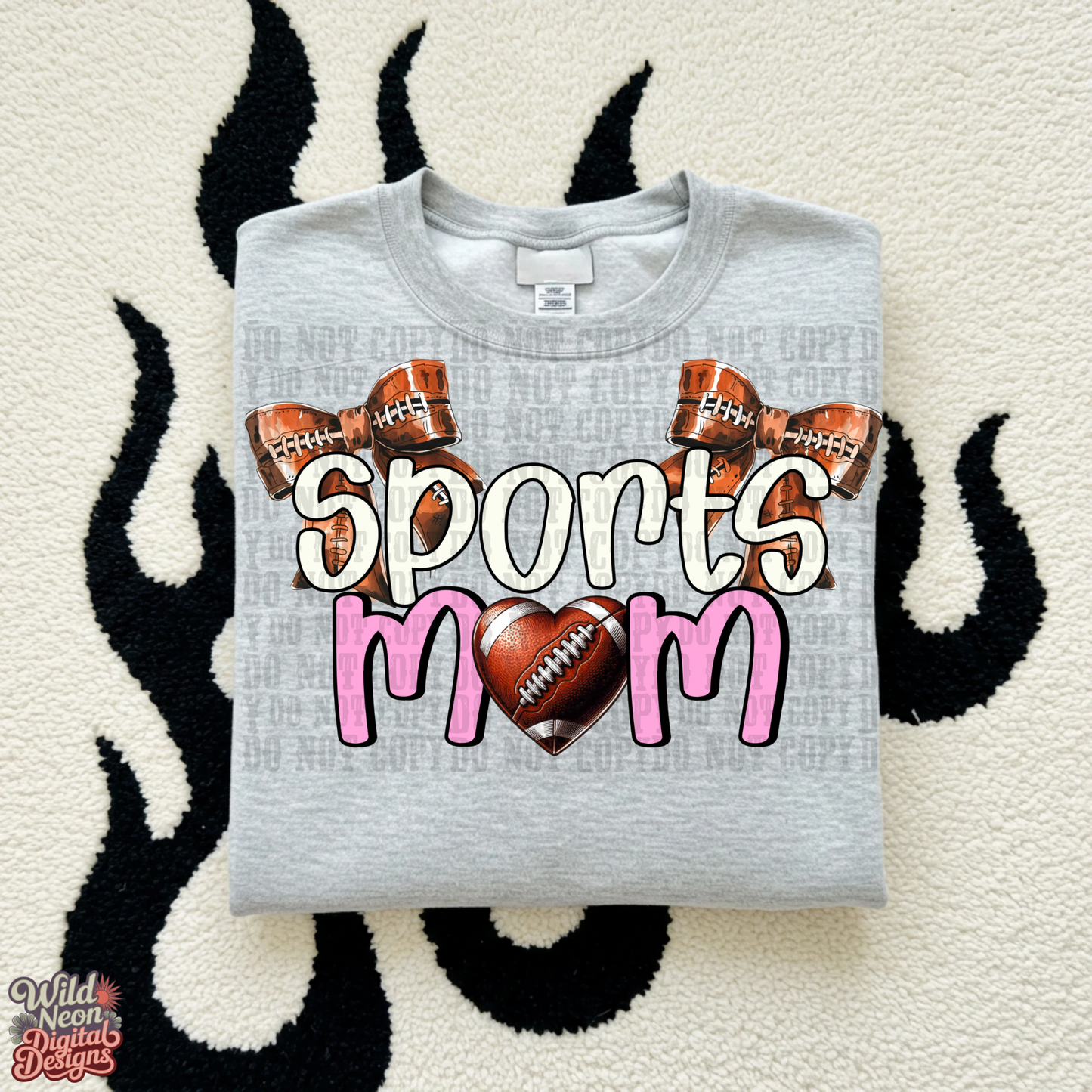 Football sports mom
