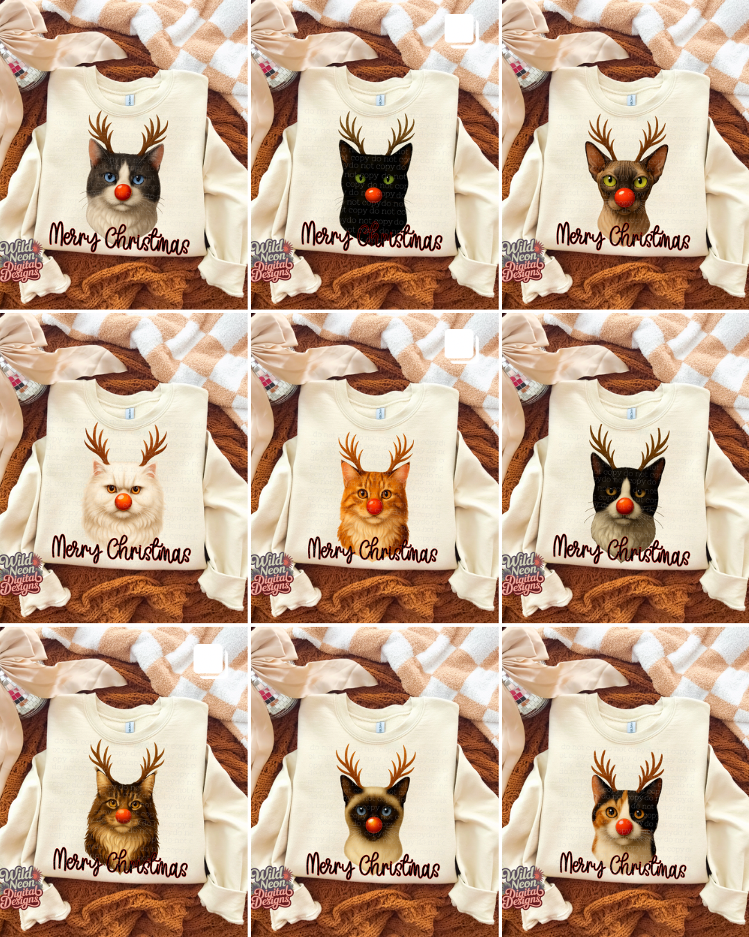Christmas cats bundle