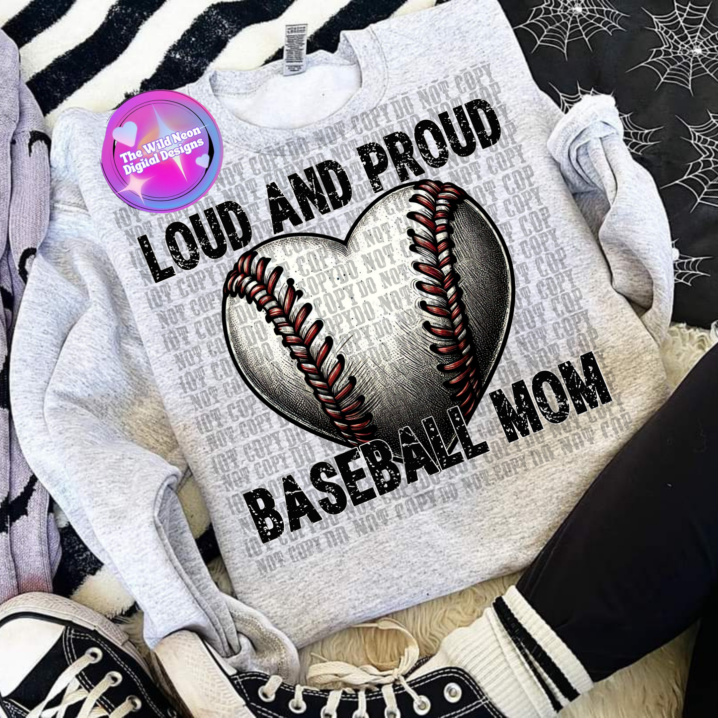 Loud and proud baseball mom