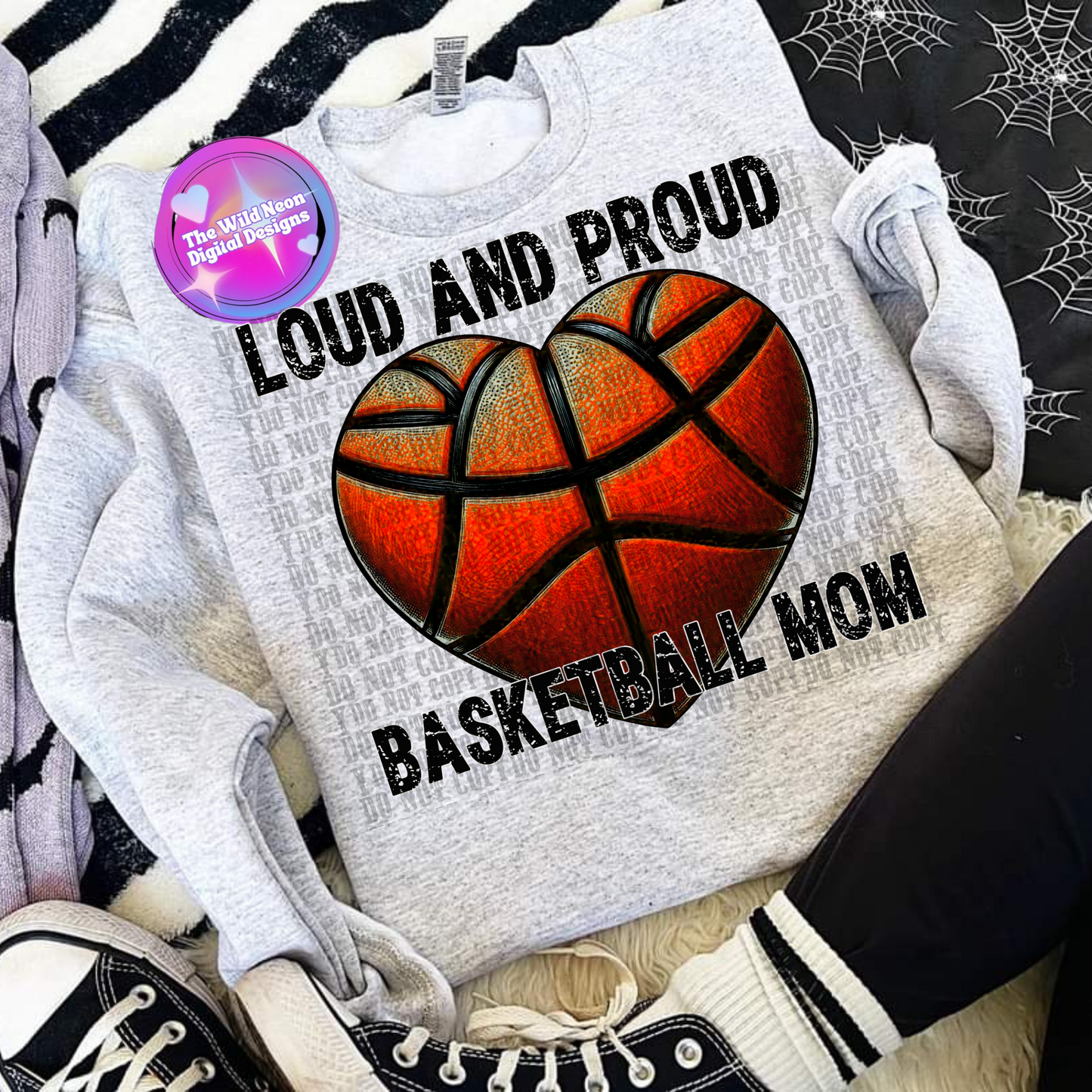 Loud and proud basketball mom