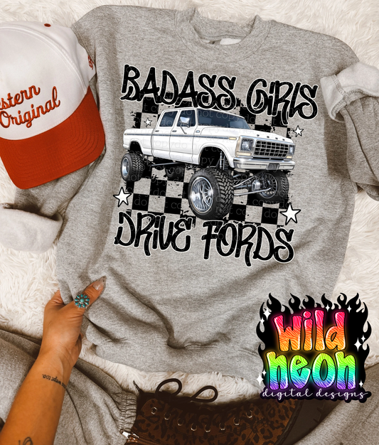Girls drive Fords