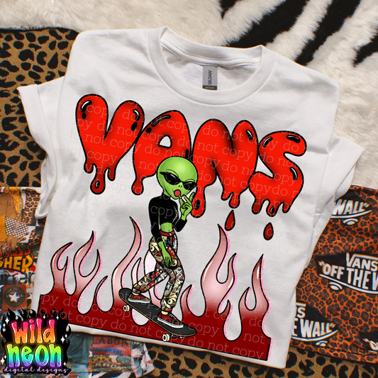 Vans(flames)