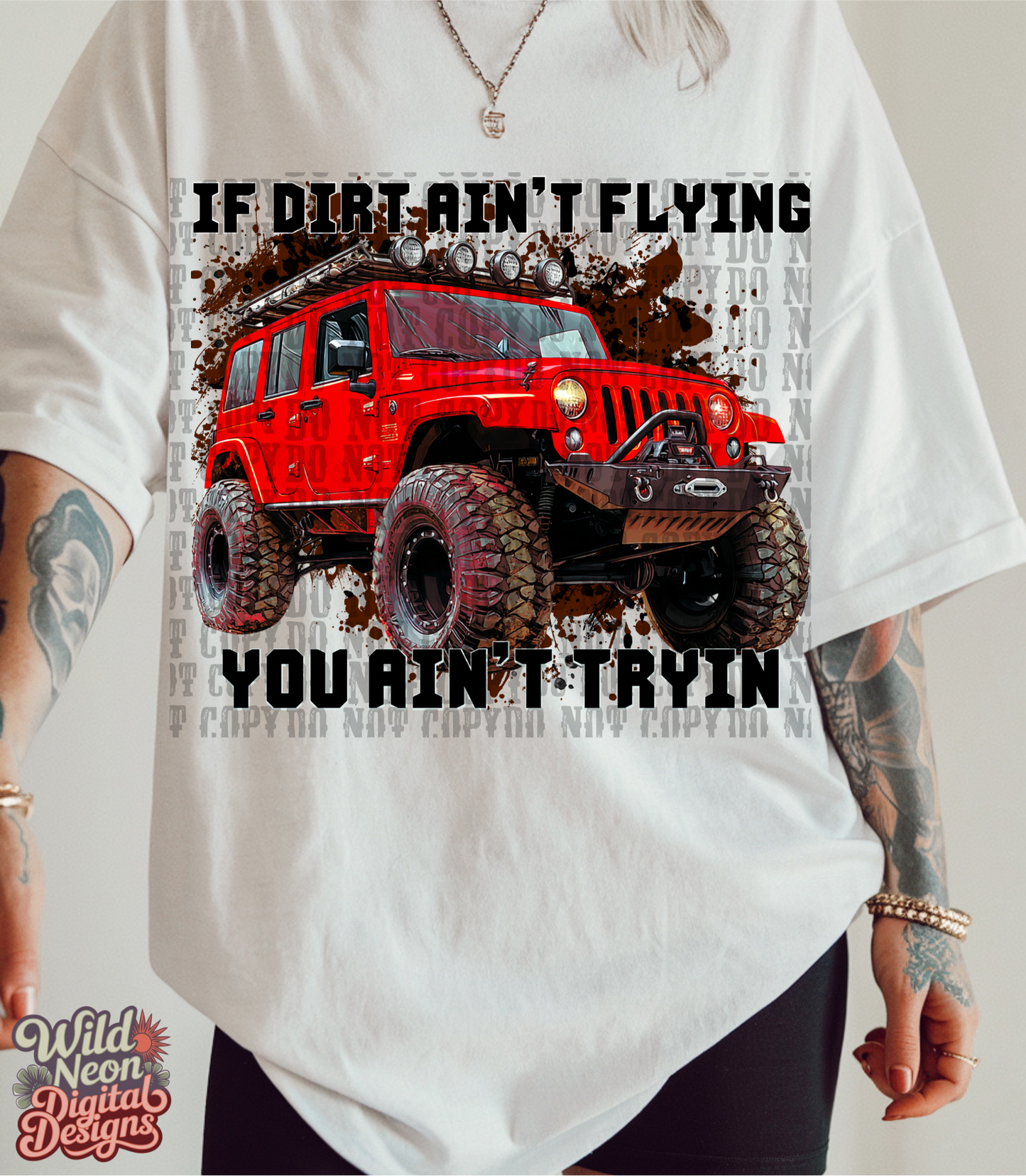 If dirt ain’t flying red