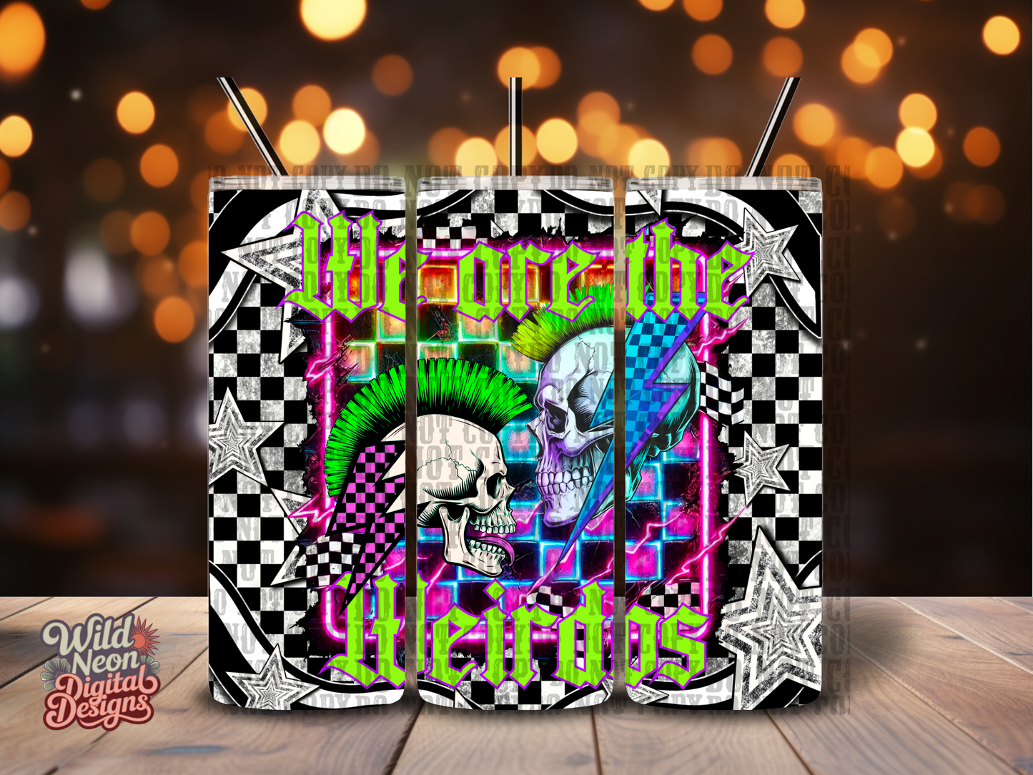 The weirdos 20oz tumbler wraps