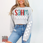 SAHM w/checkered sleeve