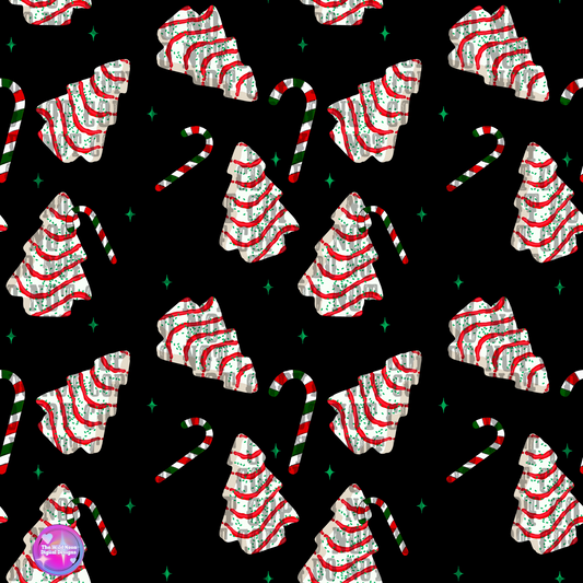 Christmas trees seamless