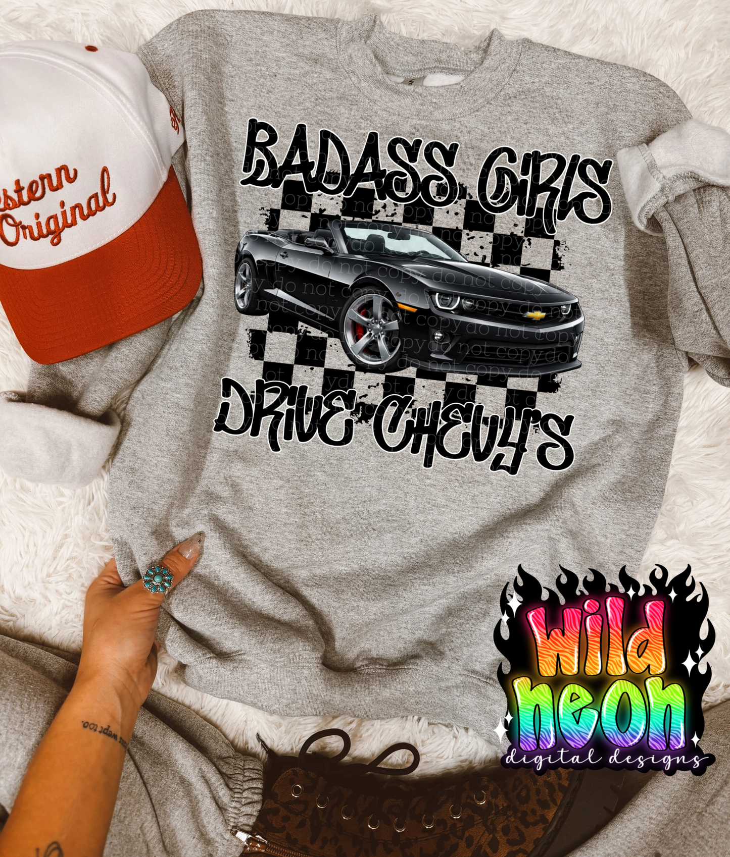 Girls drive chevy