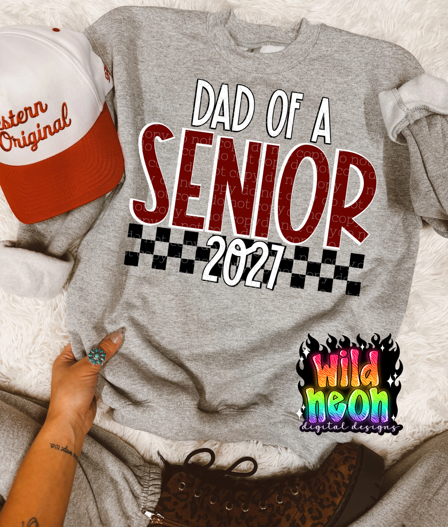 Senior bundle(burgundy and white)