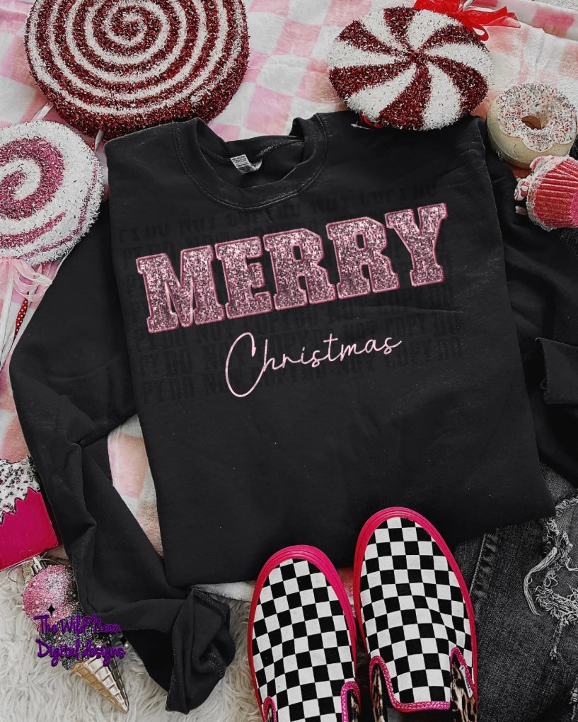 Merry Christmas (pink)
