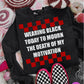 Wearing black