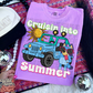 Cruisin into summer blue dog