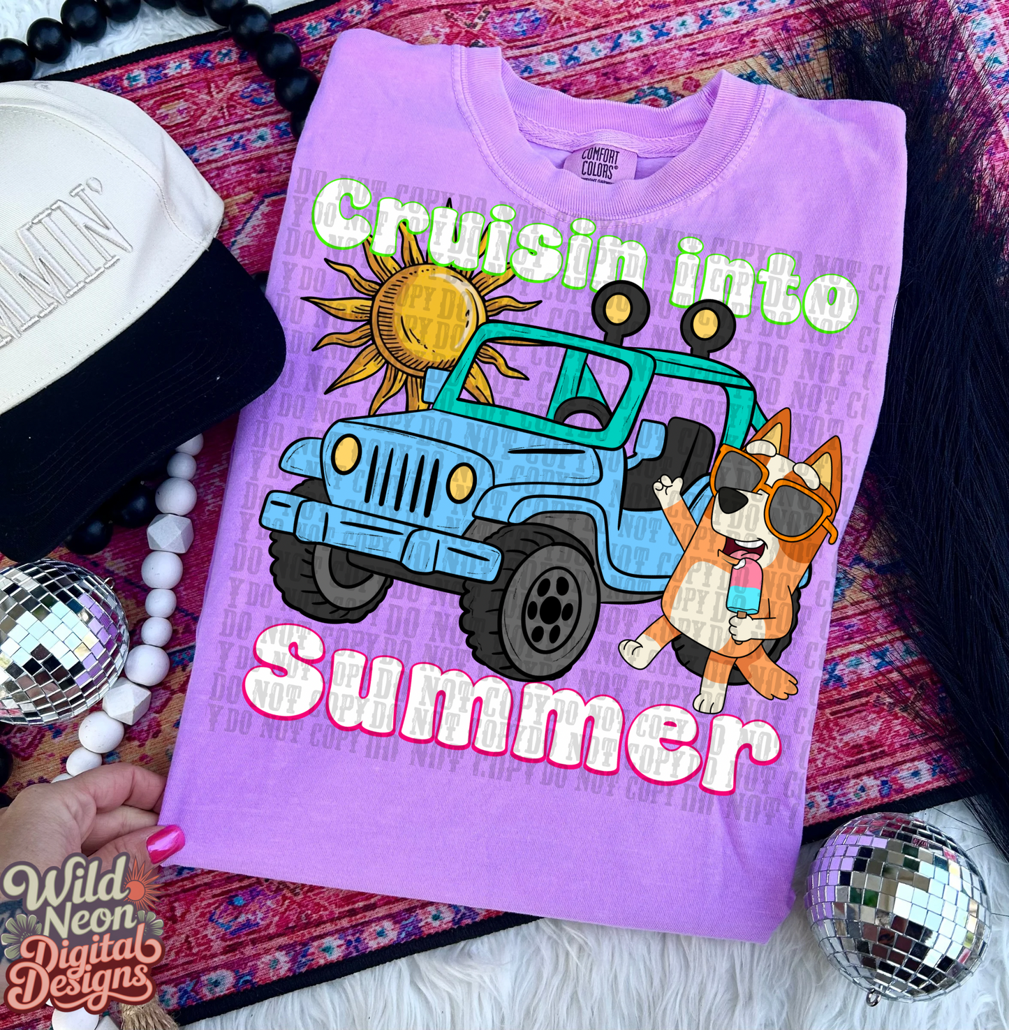 Cruisin into summer orange dog