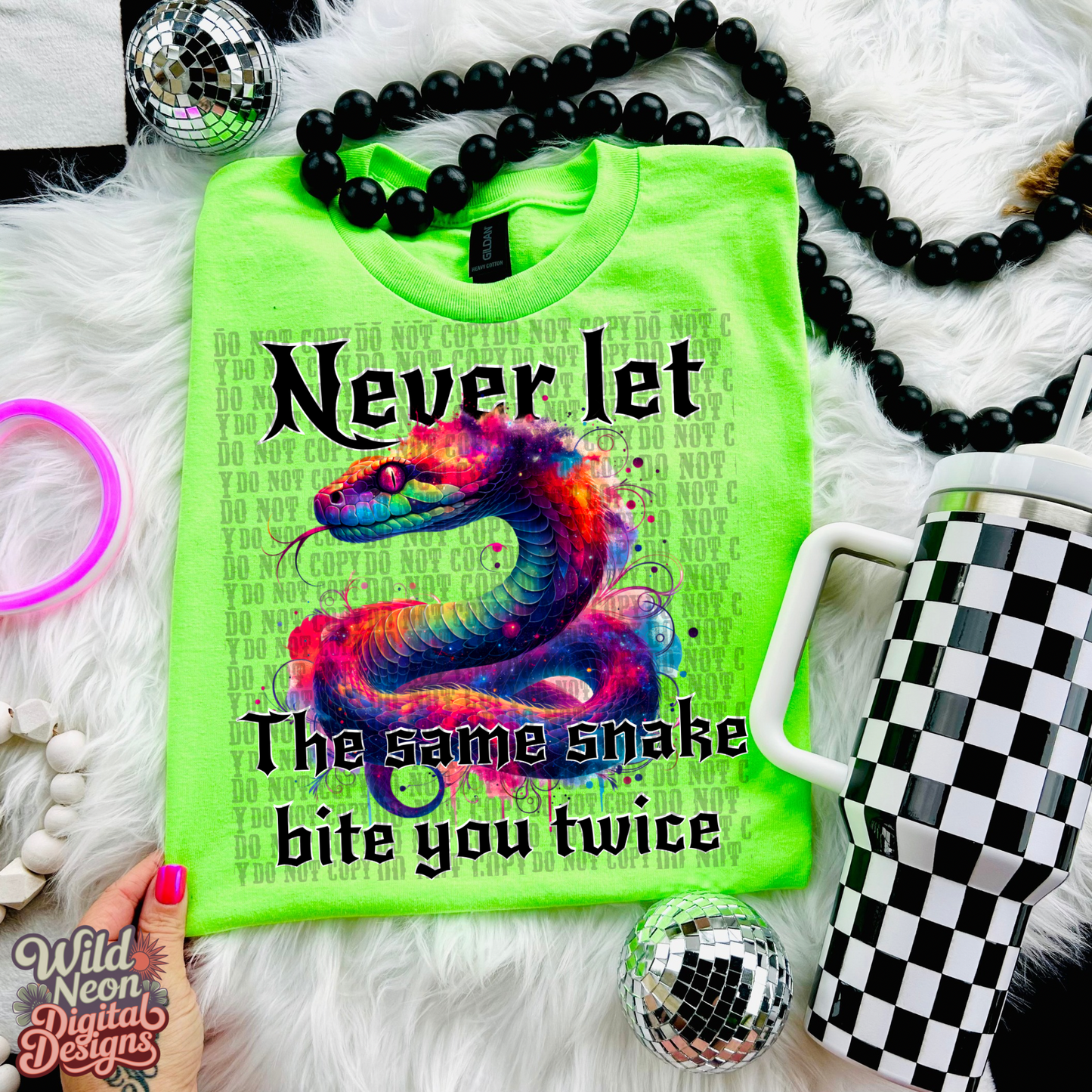Never let the same snake