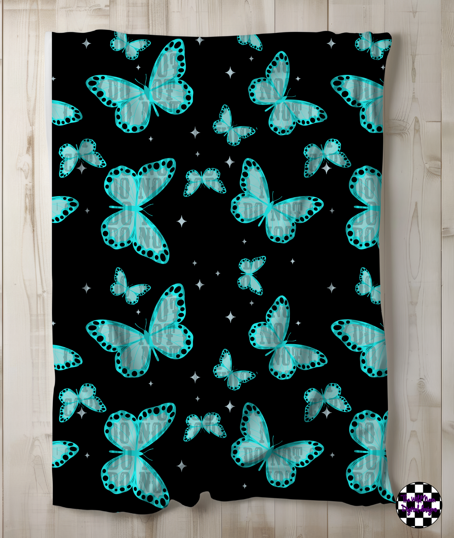 Winter butterflies seamless