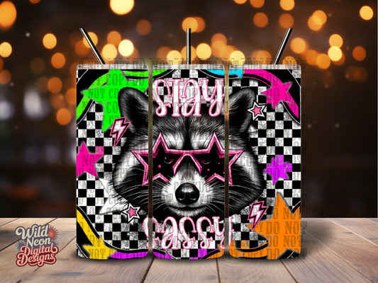 Stay sassy 20oz tumbler wrap