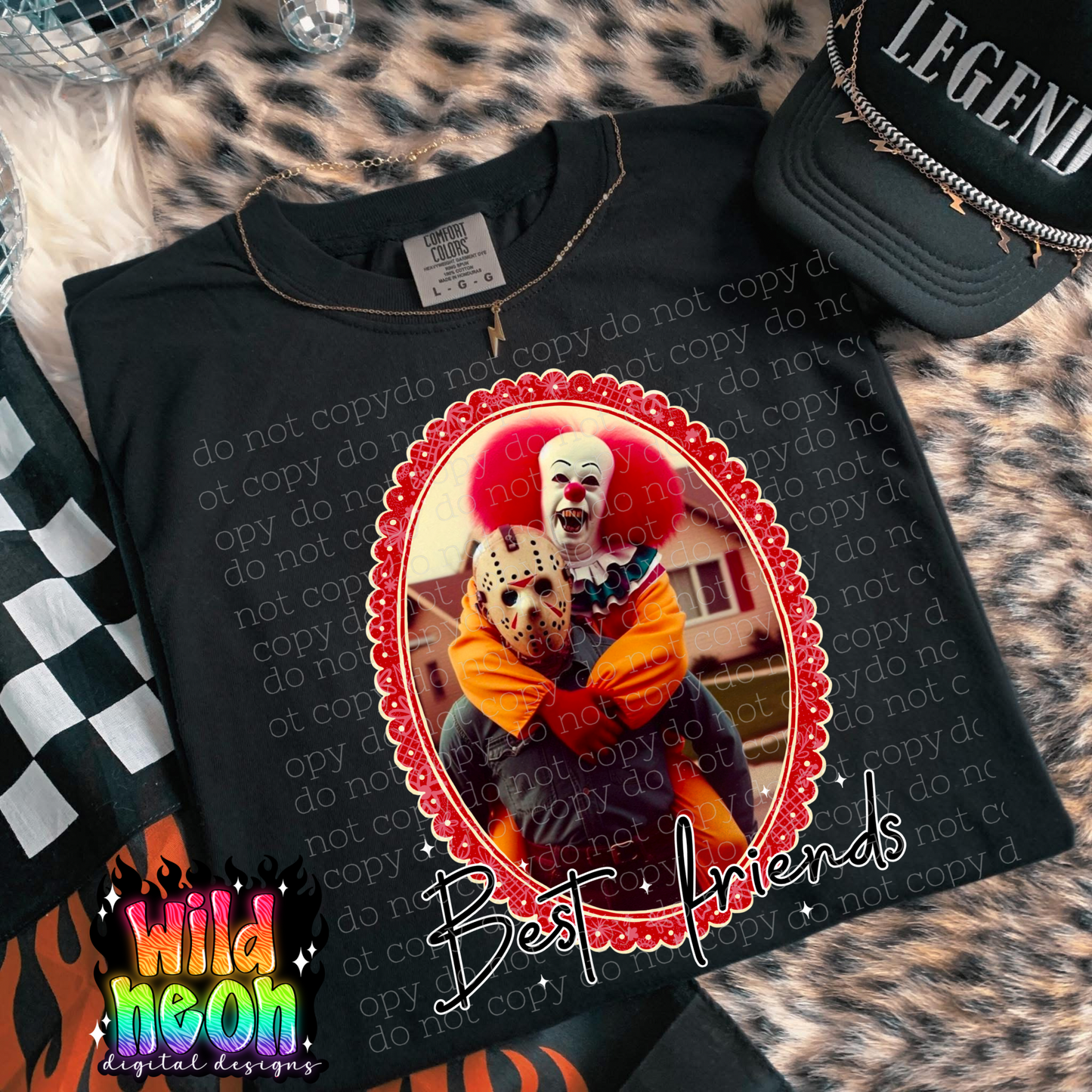 Best friends clown