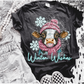 Winter wishes cow