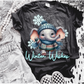 Winter wishes elephant