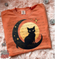 Moon and cat