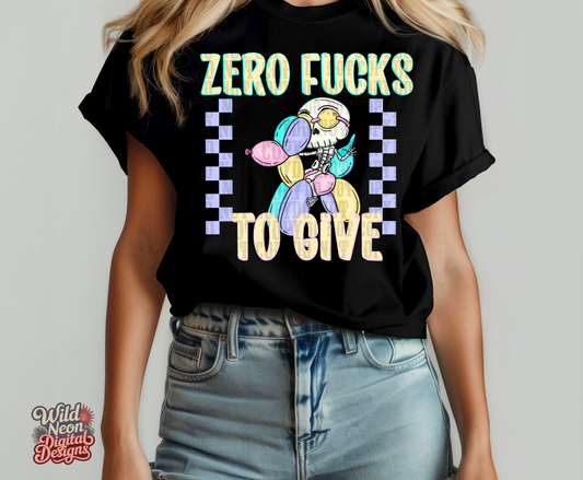 Zero fucks