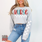 Nurse w/ checkered sleeve
