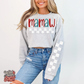 Mamaw w/checkered sleeve