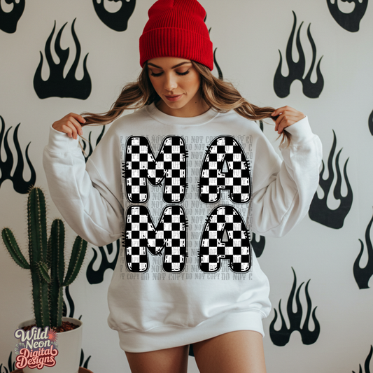 Mama black checkers