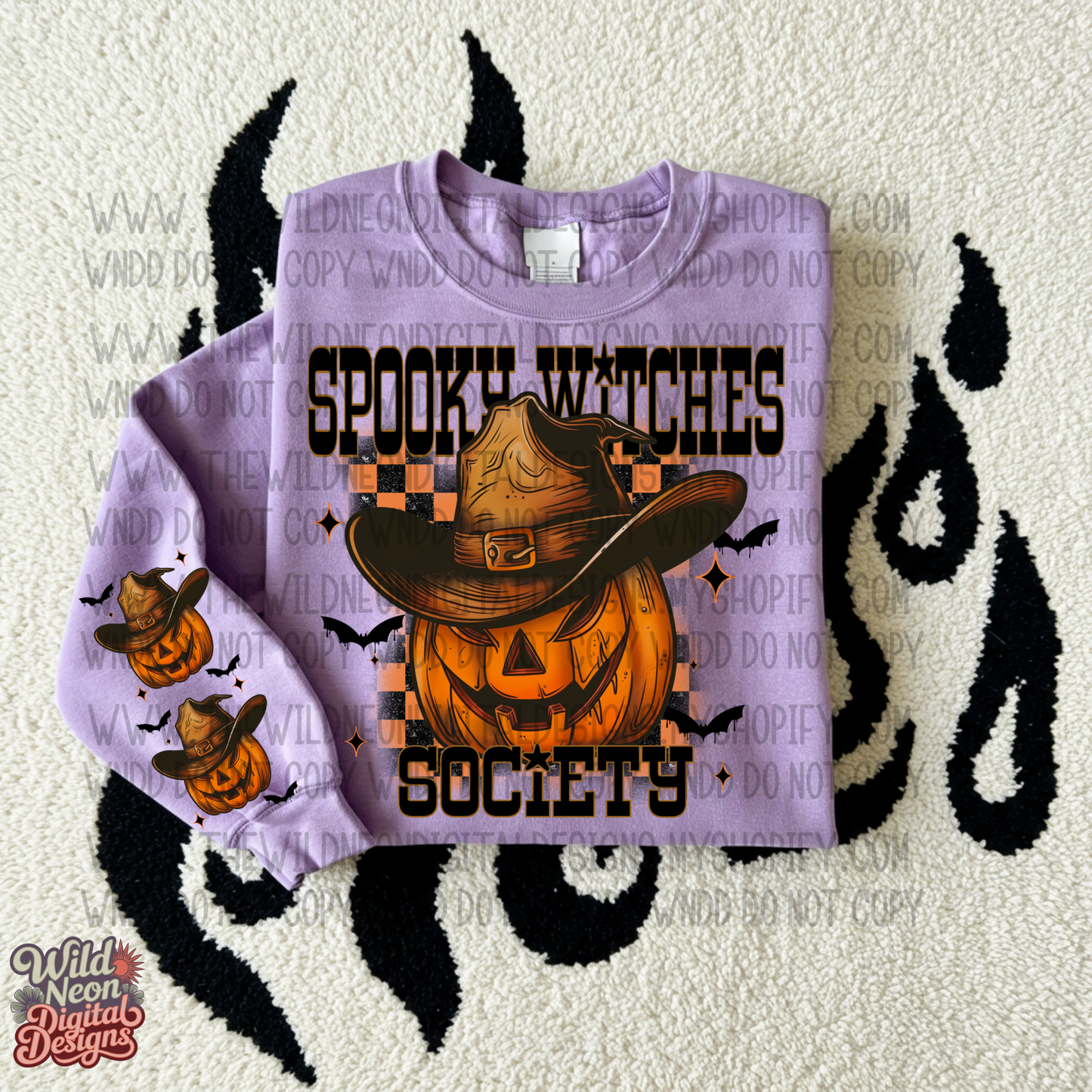 Spooky witches w/sleeve