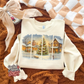 Winter town scene