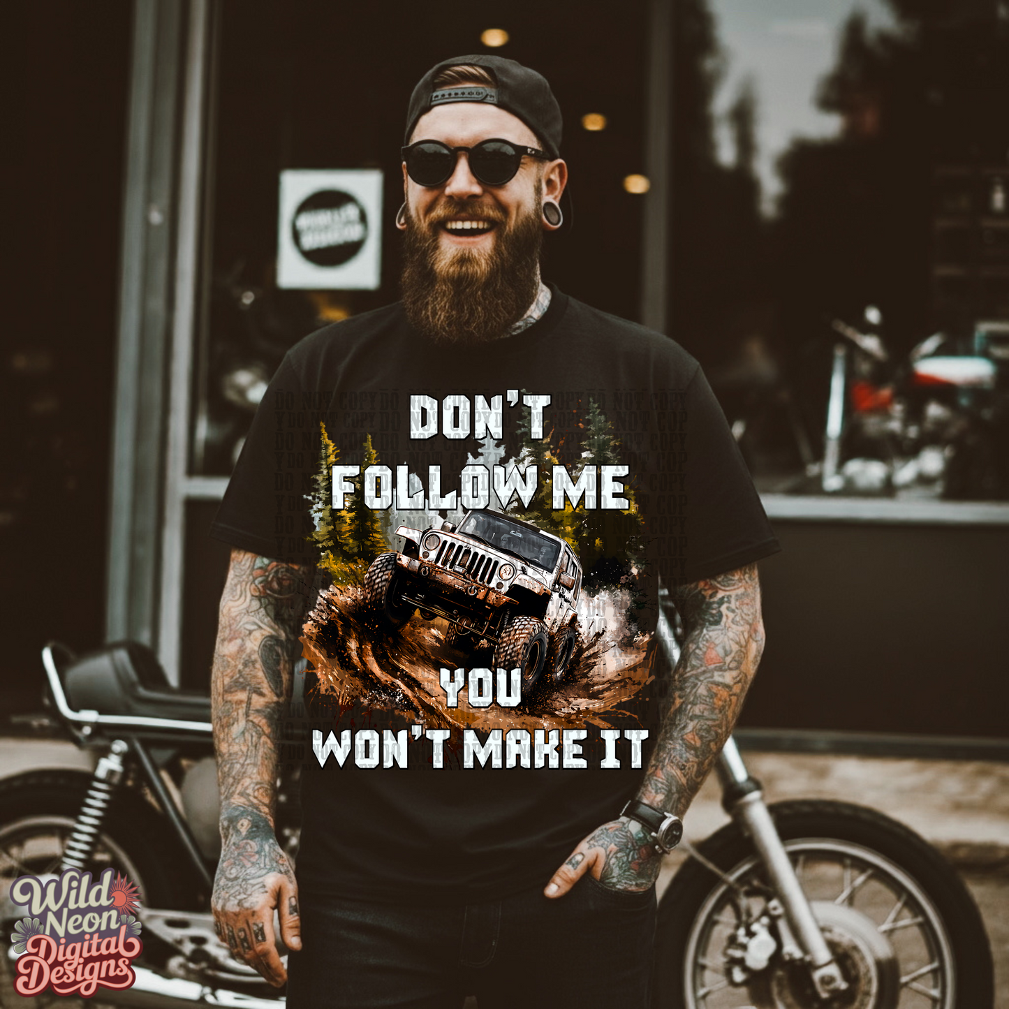 Don’t follow me (white)