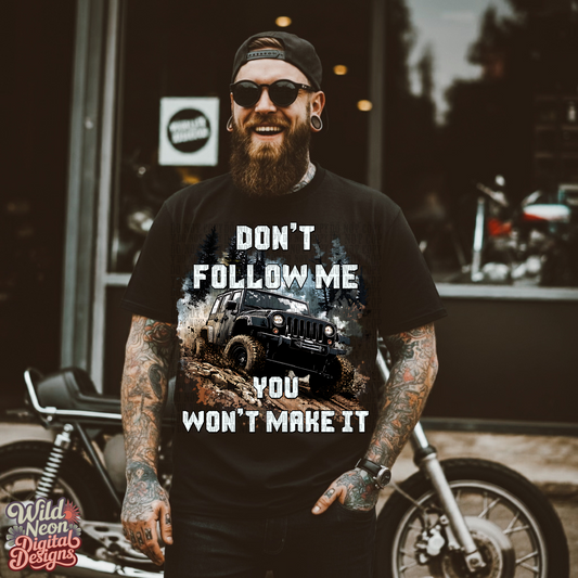Don’t follow me (black)