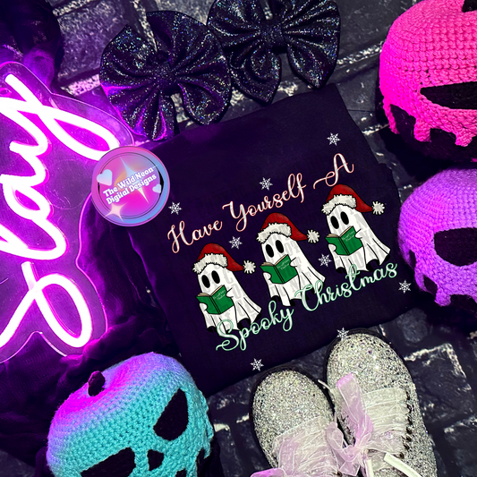 Spooky ghost Christmas