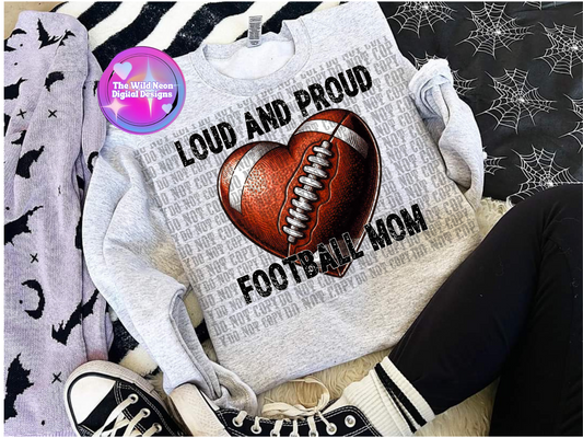 Loud and proud football mom