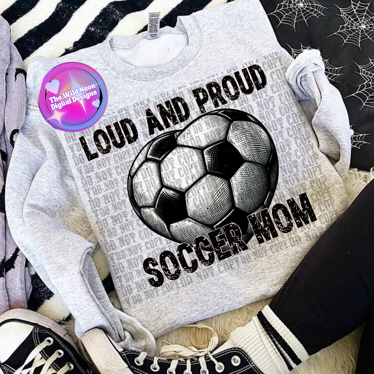 Loud and proud soccer mom