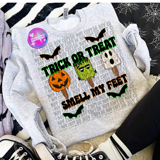 Trick or treat popsicle